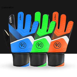 Canamek 1 Trẻ Em Bóng Đá Thủ Môn Găng Tay Chống Va Chạm Cao Su PU Thủ Môn Găng Tay Bảo Vệ Tay Phụ Kiện Bóng Đá Cho Trẻ Em Mới