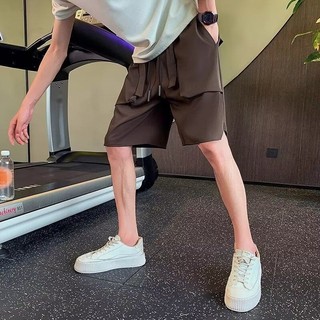 Quần Short Nam Túi Lớn Nhật Bản Cổ Điển Cổ Điển Crop Quần cleanfit Bé Trai Đáy