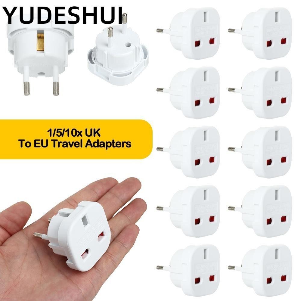 YUDESHUI chuyển đổi Vương quốc Anh sang EU, Ổ cắm Bộ sạc điện Bộ chuyển đổi du lịch, Ổ cắm tường Châ