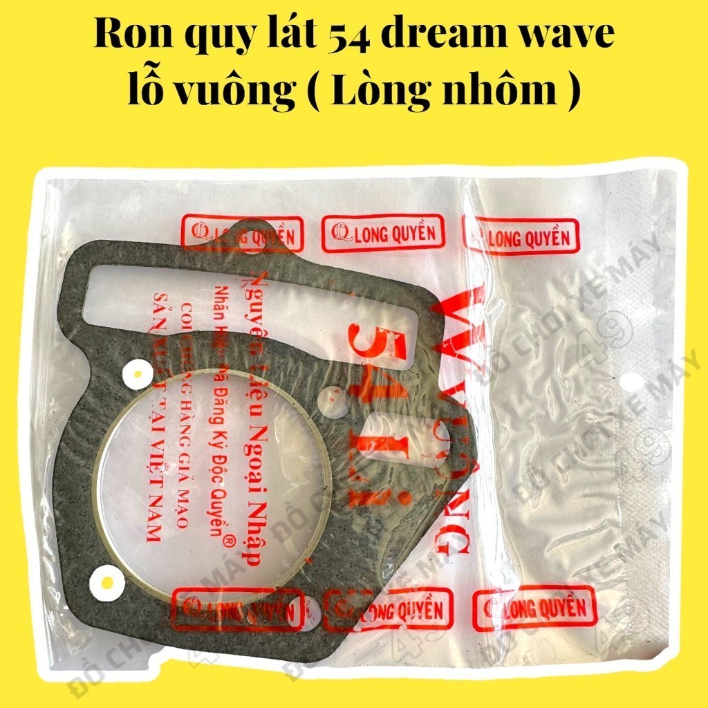 Ron quy lát 54 dream wave lỗ vuông ( Lòng nhôm )
