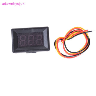 Adawnhyujuk dc 0-100v led mini kỹ thuật số vôn kế vôn kế đồng hồ đo điện áp bảng đo 3 dây vn