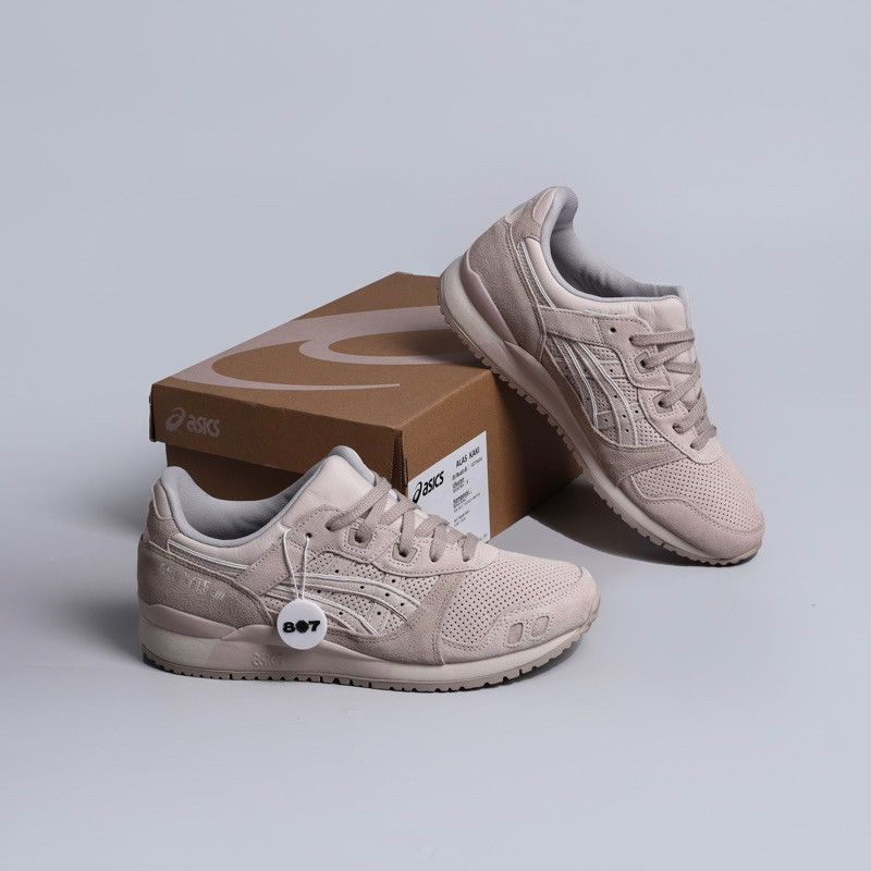 (Hàng Sẵn) Giày Sneakers Asics Gel-Lyte III Og Mineral Beige 100% Auth Cao Cấp