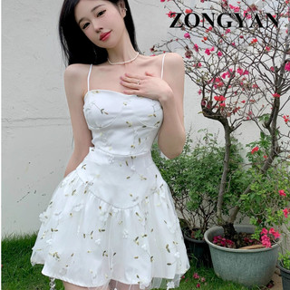 ZONGYAN váy Đầm váy nữ body đầm hàn quốc Stylish Fashion Minimalist WLQ24414TX 18Z240501