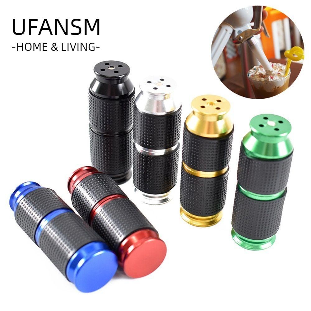 Whipped Cream Dispenser Nhà bếp Nhà bếp Nhôm Cao su Grip Cream Sạc