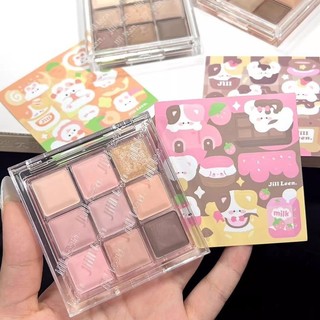 Đĩa phấn mắt chín màu sô cô la jill leen jilllleen