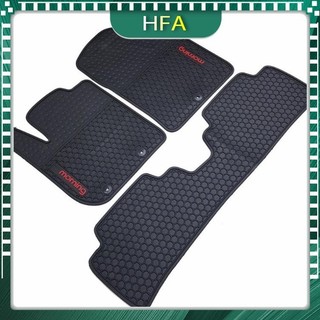 Thảm sàn, lót sàn cao su 3d kia morning 2015-2021 cao su không mùi - hfa