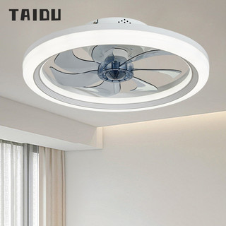 TAIDU Đèn LED quạt phòng ngủ điều khiển từ xa thông minh nhà hàng đèn trần