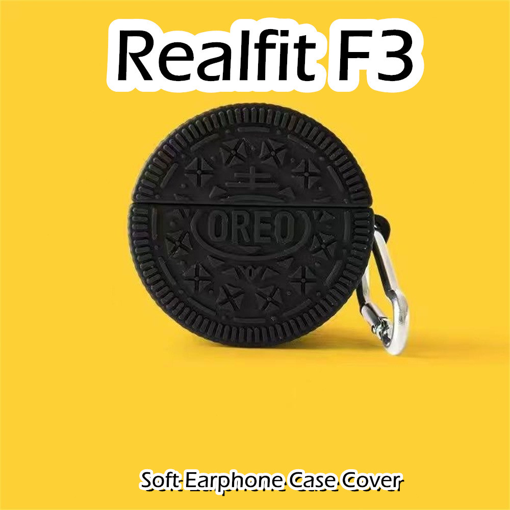 [Chất lượng cao] Dành cho vỏ Realfit F3 Vỏ tai nghe silicon mềm hoạt hình thú vị Vỏ NO.1