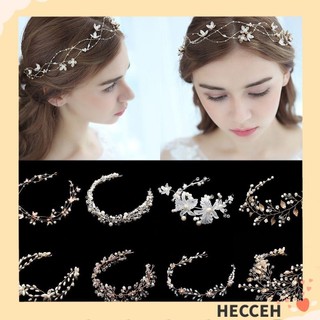 Hecceh pha lê đầu cô dâu cô gái trang trí tóc tiara trang sức cô dâu kẹp tóc