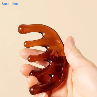 Sun 1 Cái Body Kinh Tuyến Massage Lược Nhựa Năm Răng Rộng Lược Châm Cứu Giúp Lưu Thông Máu Chống Tĩnh Điện Tóc Mịn VN