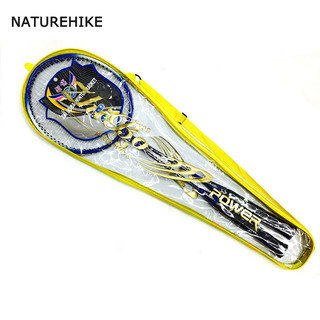 Vợt cầu lông Naturehike vợt tập luyện siêu nhẹ vợt cầu lông tất cả trong một hỗ trợ túi vợt trong suốt 2 mặt chuyên nghiệp và cơ sở huấn luyện vợt vợt huấn luyện
