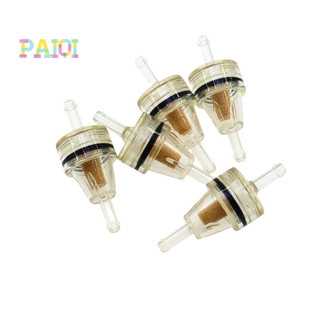 [Paiqi] 6mm Nhựa Nhỏ Đa Năng Xe Máy Khí Xăng Dầu Lọc 1 / 4 "Nội Tuyến Trong Suốt Gas Mini Filte Thay Thế MỚI