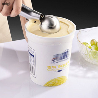 [Ceight] al Kem Muỗng Inox Kép Đa Năng Muỗng Trái Cây Dưa Hấu Thìa Bóng Muỗng Dụng Cụ Làm Kem Gia Đình VN