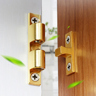 Chốt Giữ Tủ, Bi Sập Gài Cửa Đồng, Chốt Giữ Cánh Tủ Đồng KÈM vít đồng - LAELI