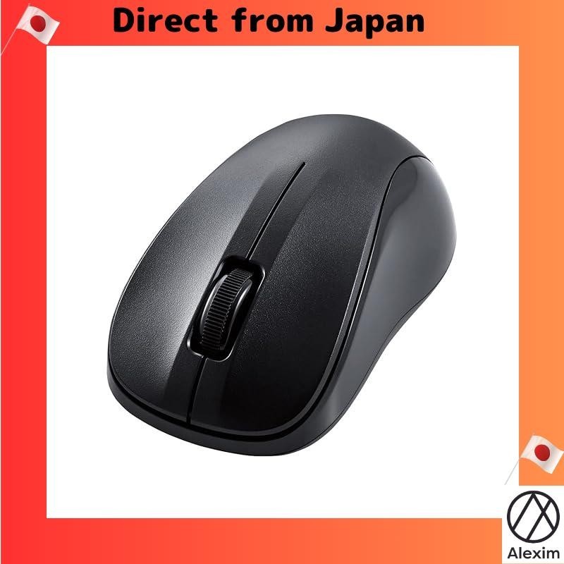 [Direct from Japan]Elecom Mouse Wireless Mouse Bluetooth 3-Button S-Size Antibacterial Black M-BY10B