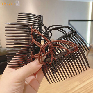 Siyuyan dây đàn hồi kẹp tóc cho nữ vuốt tóc co giãn kẹp tóc ma thuật mũ tóc kiểu tóc bun maker tool diy phụ kiện tóc vn