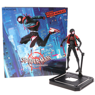 Henghome Hành Động Người Nhện Miles Morales Nhân Vật Hành Động Mô Hình Người Nhện Vào Câu Người Nhện Peter Parker Miles Hình Đồ Chơi Martijn