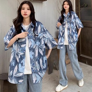 Retro Sang Trọng Mùa Hè Phong Cách Mới Rời Hồng Kông Phong Cách Áo Sơ Mi Top Hoa Đơn Giản Phù Hợp Với Áo Sơ Mi Tay Ngắn Thiết Kế Thường Ngày Niche Nữ
