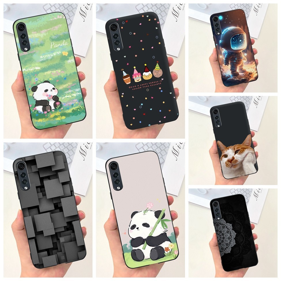 Ốp lưng LG Velvet 4G 5G G900EM Thẩm Mỹ Mèo Gấu Trúc Dễ Thương Sơn Vỏ Silicon Mềm LG Velvet 5G UW Ốp 