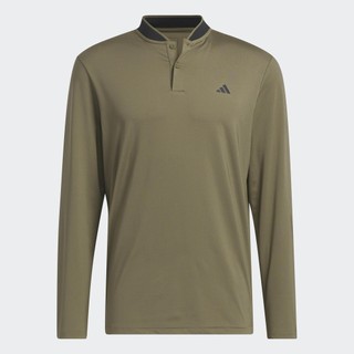 Adidas đánh gôn áo polo dài tay nam màu xanh lá hr8005