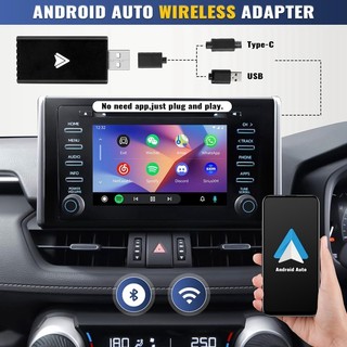 Bộ chuyển đổi không dây tự động Android, Android Auto Dongle, Điện thoại Android Chuyển đổi Android Auto có dây sang hộp AI không dây
