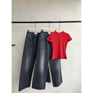 Áo thun tay ngắn trơn BASIC CYAN TOP