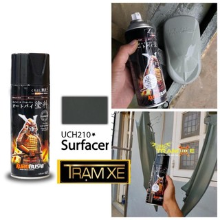 Sơn lót xám Uch210 Samurai 400ml chuyên dụng Epoxy Sơn xe máy ô tô và vật dụng nhà cửa