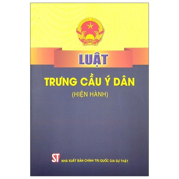 Sách Luật Trưng Cầu Ý Dân (Hiện Hành)
