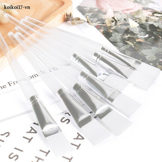 1 Bàn chải mặt nạ chuyên nghiệp Thanh pha lê trong suốt Bàn chải bôi mặt mềm cho ứng dụng mặt nạ hoặc mặt nạ DIY
