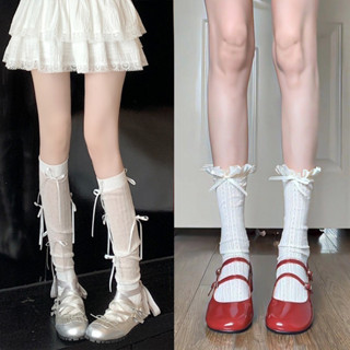 Tất nơ ren cho nữ Tất Lolita công chúa Hàn Quốc dễ thương