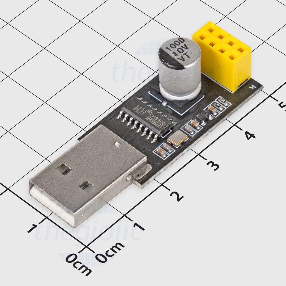 Mô Đun Chuyển Đổi USB Sang ESP8266 WIFI ESP-01 ESP-01S Dùng cắm Máy Tính Lập trình adruino Mạch chuy