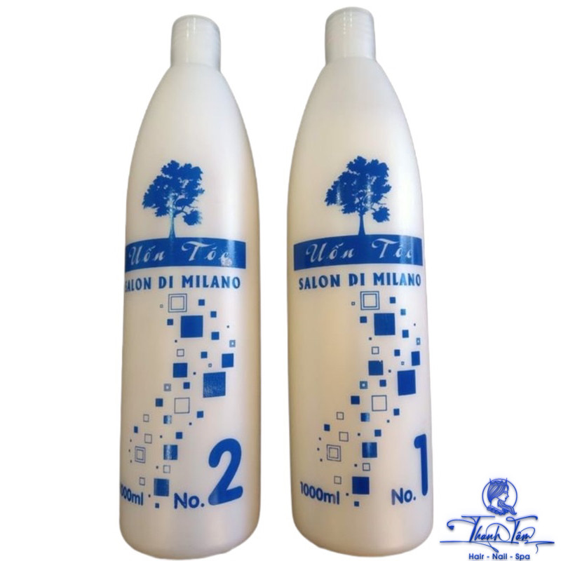 [ NK ] Thuốc uốn tóc collagen SALON DI MILANO 1000mlx2