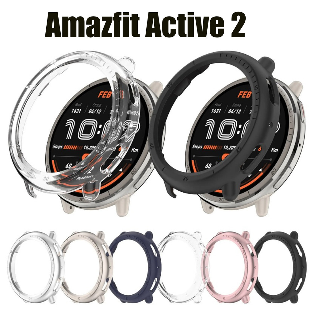 Vỏ PC Cho Huami Amazfit Active2 Vòng Tay Thông Minh Bao Da Bảo Vệ Màn Hình Cho Amazfit Active 2 Vỏ P
