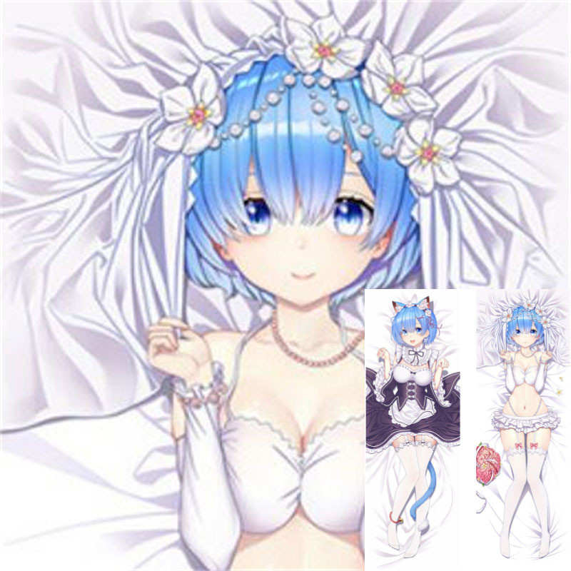Anime Re: Life in a different world from zero Rem Ram Cosplay Gối Dakimakura