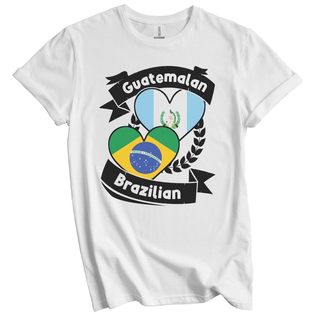 Áo thun Guatemala cờ trái tim Brazil