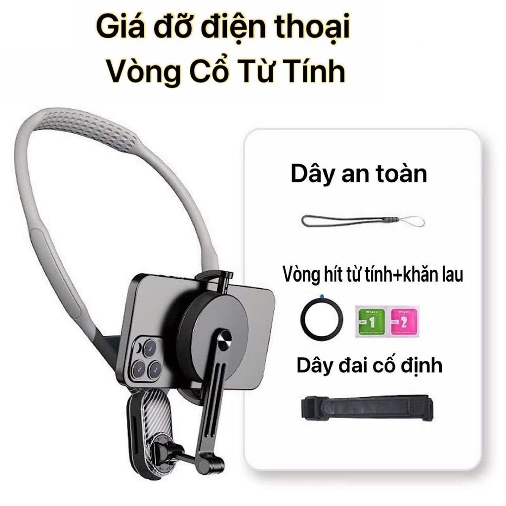 Giá Đỡ Điện Thoại Từ Tính, Vòng Cổ