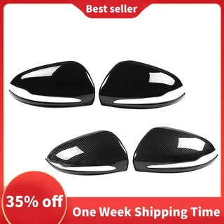 1 Cặp Gương Chiếu Hậu Bao Viền Cho Xe Mercedes Benz C S E GLC Class W205 W222 W213 X253 16-23 Cánh Bên Gương Vỏ LHD