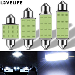 Bóng đèn LED siêu sáng - Đèn LED COB 9V-14V - Đèn vòm ô tô - Đèn biển số cửa - Đèn báo ban đêm - Đèn đọc sách nội thất ô tô