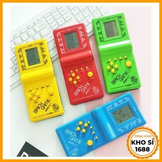 Máy Điện Tử Xếp Gạch Hình Cầm Tay Thần Thánh - Trò Chơi Game 4 Nút Tuổi Thơ Trẻ Em E1407