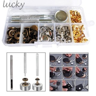 Nút kim loại Bộ dụng cụ 30 nút Bộ dụng cụ kèm hộp dụng cụ