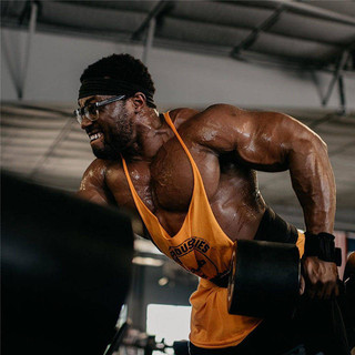 2024 Summer New I-Shaped Vest Trendy Men's Sports Running Equipment for Basketball Training Sleeveless T-shirt JjWP