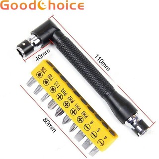 Wrench Repair L-shaped Screwdriver Spanner Double Twin Socket Accessory