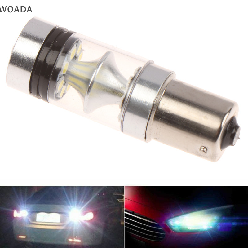 Woada Trắng P21W BA15s 1156 Đèn LED Canbus Dự Phòng Đèn Đảo Ngược VN