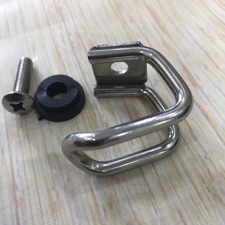 Móc treo đồ xe máy, Móc treo đồ chữ U Inox sơn tĩnh điện xi Titan móc treo xe máy Dream Wave Sirius Vario Winner Exciter