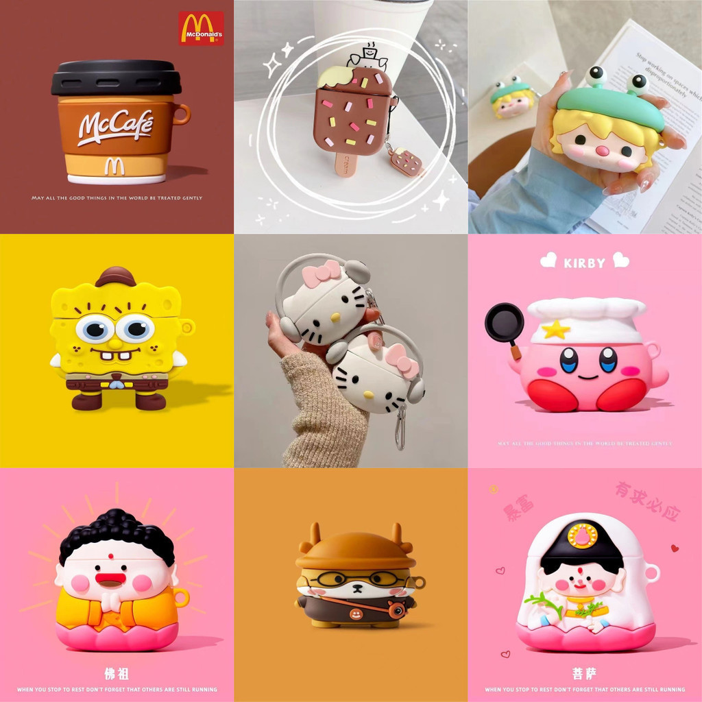 Cho Disney FX-951B ốp tai ng Case Dành Cho Tai Nghe Họa Tiết Silicon Mới Phật Quan Âm