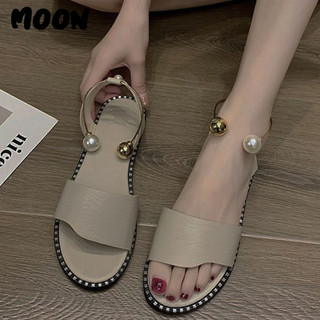 MOON dép quai hậu nữ dép sandal nữ giày sandal nữ dép đế cao thời trang Độc đáo Thoáng khí Đường may tỉ mỉ Thiết kế độc đáo FDL2440WYX 18Z240428