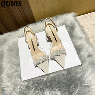 Giày cao gót, Dép trong suốt, Giày nữ thời trang, Giày cao gót mỏng nhọn mới, Giày cao gót