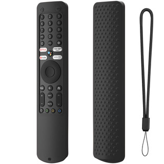Ốp điều khiển từ xa silicon cho xiaomi xmrm-ml vỏ bảo vệ chống rơi bảo vệ da tay với dây chống mất phụ kiện bảo vệ