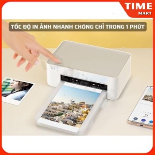 [ CHÍNH HÃNG ] Máy in ảnh Mini Xiaomi Mijia 1S. Kết nối App Mihome Bluetooth. Chất lượng ảnh full HD 1280p [TIME_MART]