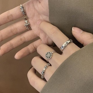 5 Cái / bộ Bộ Nhẫn Đeo Chéo Hợp Kim Thời Trang Cho Nữ